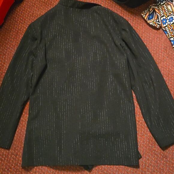 Vintage R & M Richard's Ladies pinstriped jacket/blazer black - Picture 7 of 12